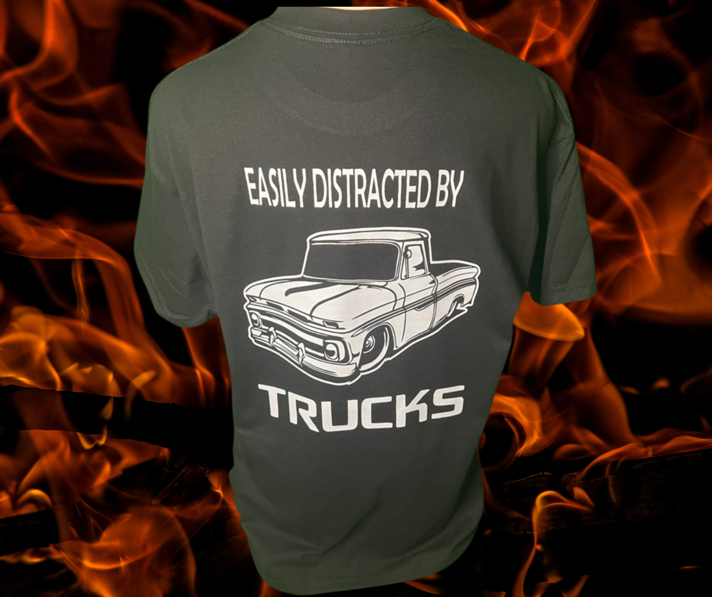 Easily Distracted By Trucks Tee