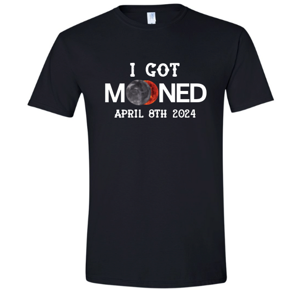 Solar Eclipse Shirts | I Got Mooned Tee | HellBound Designs